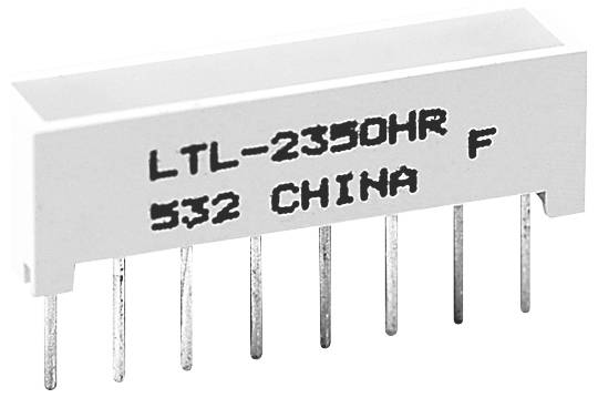 Lite-On LED-bargraph Rood Tube afbeelding