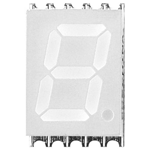 Lite-On 7-Segment-Anzeige Weiß 10 mm 3.2 V Ziffernanzahl: 1