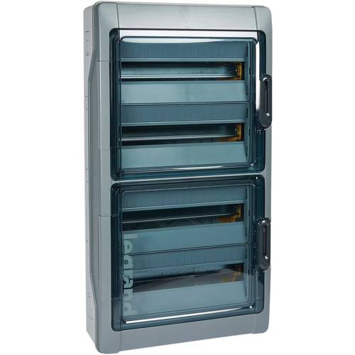 Legrand 601988 Feuchtraumverteiler Plexo³, IP65 - IK09, 4-reihig, mit N- & PE-Klemmenleiste Verteilerschrank Inhalt 1 St...