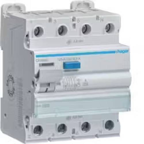 Thumbnail - Hager CFA690 Fehlerstrom-Schutzschalter A 4polig 125 A 0.3 A 400 V
