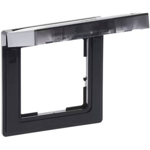 Legrand 765344 SEANO 1f Rahmen m.Klappdeckel IP44 in Farbausführung sw
