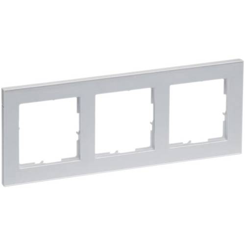 Legrand 765283 SEANO+3-fach Rahmen in der Farbausführung Aluminium lackiert
