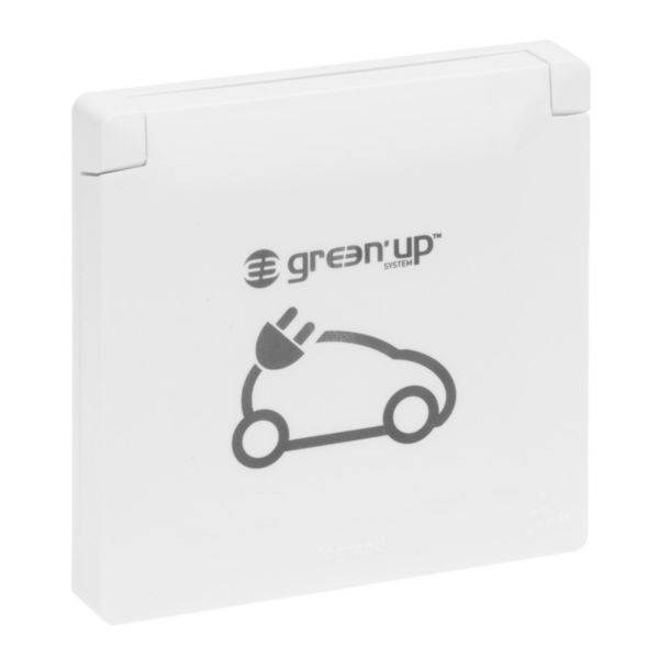 LEGRAND, SEANO Green'Up Komplettgerät Schutzkontakt- Steckdose, EV – Mode 1 & Mode 2, 16 A, 250 V, Ultraweiß, 765217