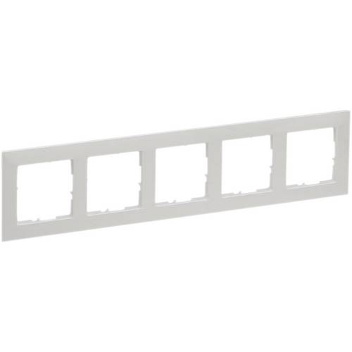 Legrand 765575 SEANO 5-fach Rahmen in der Farbausführung Perlmutt lackiert
