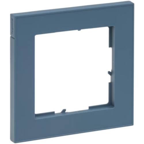 Legrand 765581 SEANO+1-fach Rahmen in der Farbausführung Petrol lackiert