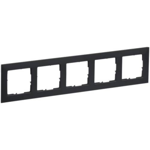 Legrand 765475 SEANO 5-fach Rahmen in der Farbausführung Anthrazit lackiert