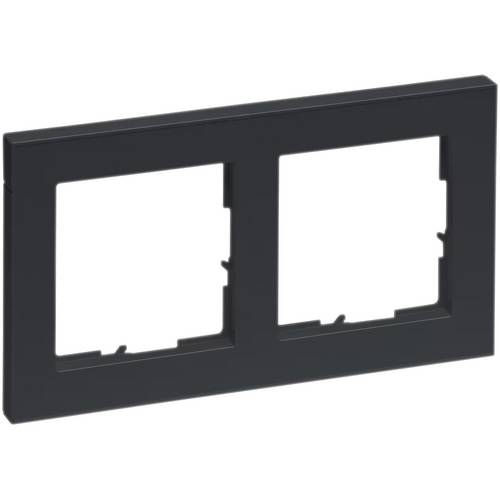 Legrand 765482 SEANO+2-fach Rahmen in der Farbausführung Anthrazit lackiert