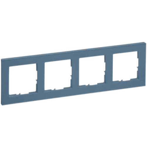 Legrand 4fach Rahmen Petrol 765584 1 St.