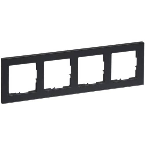 Legrand 4fach Rahmen Anthrazit 765484 1 St.