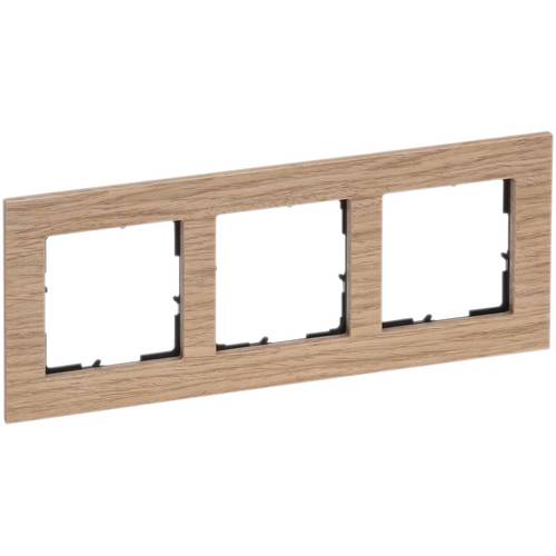 Legrand 3fach Rahmen Holz 766143 1 St.