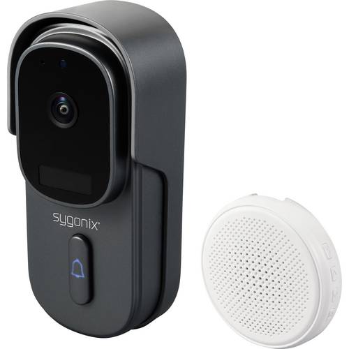 Thumbnail - Sygonix IP-Video-Türsprechanlage WLAN, Funk Grau, Weiß