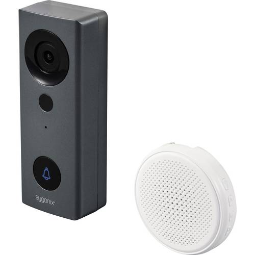 Thumbnail - Sygonix IP-Video-Türsprechanlage WLAN, Funk Grau, Weiß