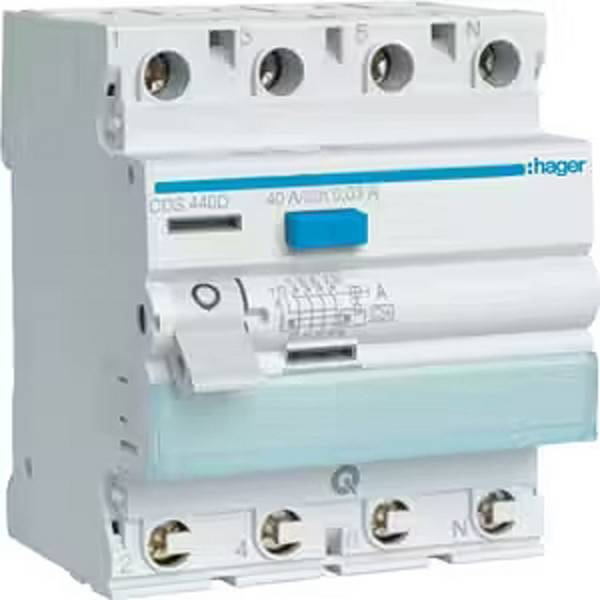 Hager CDS440D Zubehör Kabel Fehlerstrom-Schutzschalter