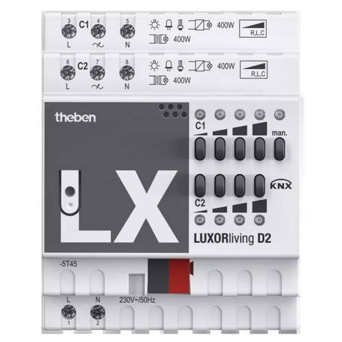 Theben 4800470 Dimmaktor LUXORliving D2