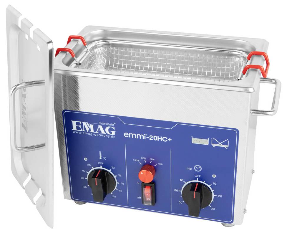 Emag Emmi-20HC Plus Ultraschallreiniger Universal 120 W 2.6 l mit Heizung-1