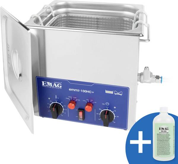 Emag Emmi 100HC Plus Ultraschallreiniger Universal 480 W 10.6 l mit Heizung