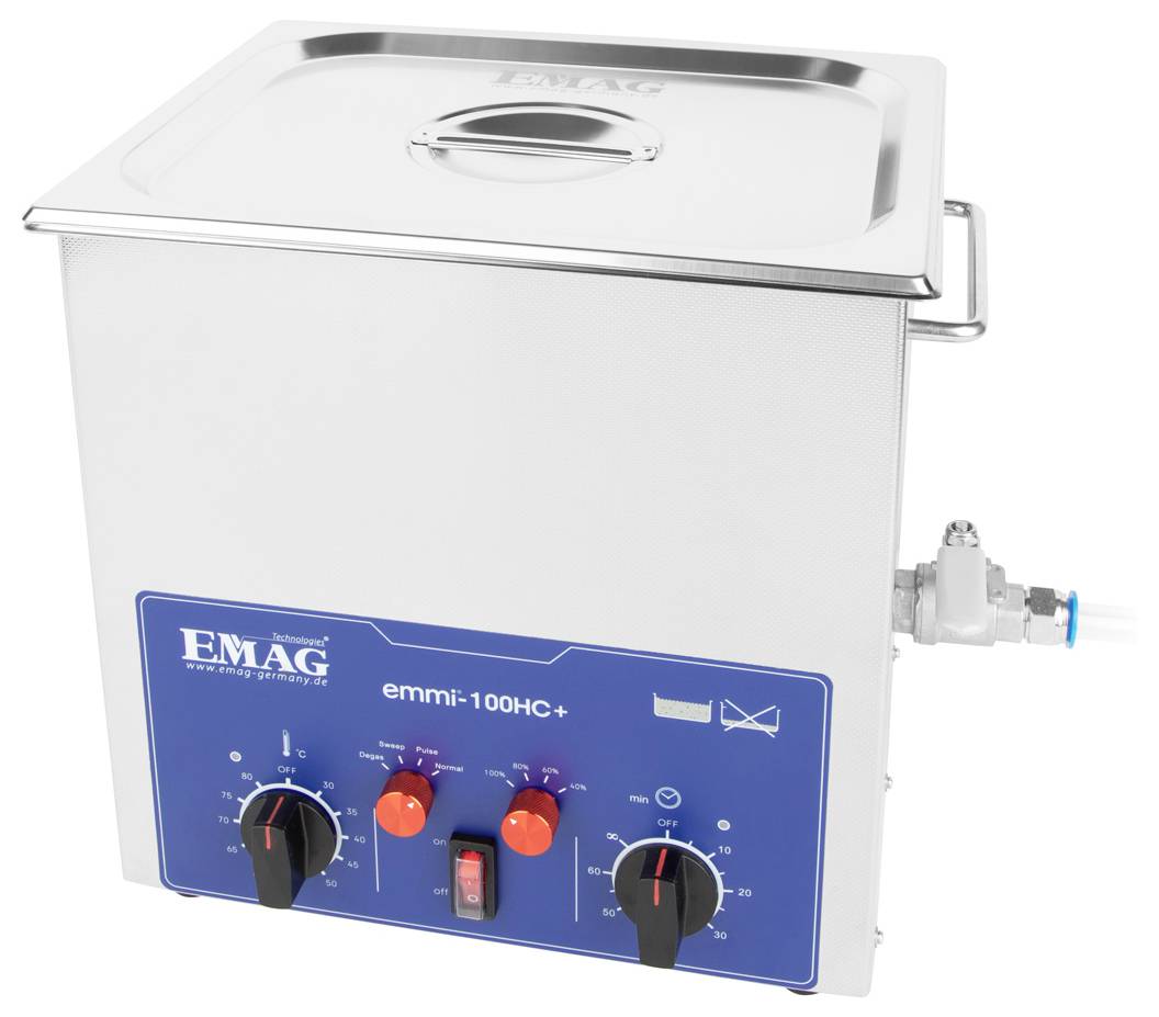 Emag Emmi 100HC Plus Ultraschallreiniger Universal 480 W 10.6 l mit Heizung-2