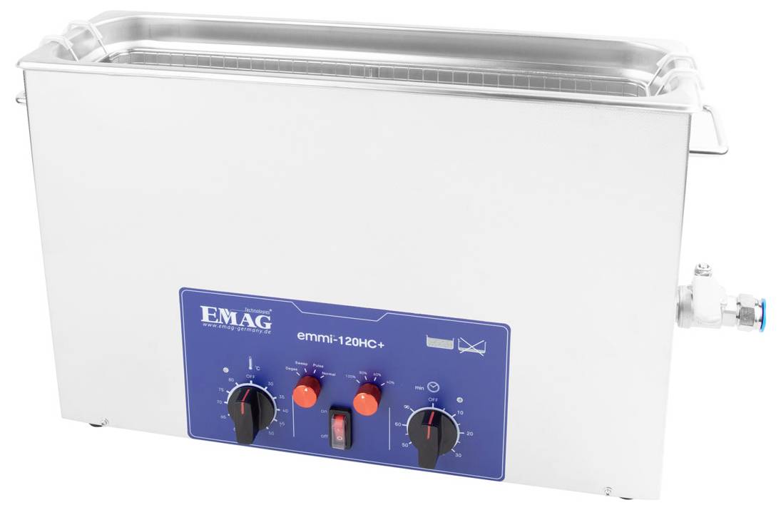 Emag Emmi 120HC Plus Ultraschallreiniger Universal 480 W 10.3 l mit Heizung-3