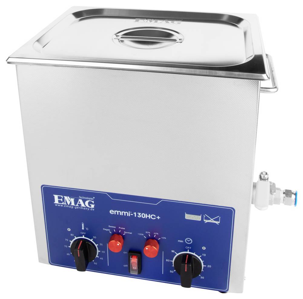 Emag Emmi 130HC Plus Ultraschallreiniger Universal 480 W 14 l mit Heizung-2