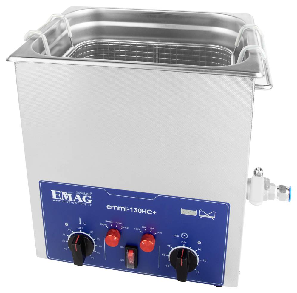 Emag Emmi 130HC Plus Ultraschallreiniger Universal 480 W 14 l mit Heizung-3