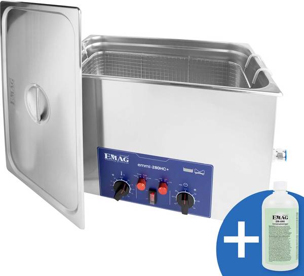 Emag Emmi 280HC Plus Ultraschallreiniger Universal 640 W 32 l mit Heizung