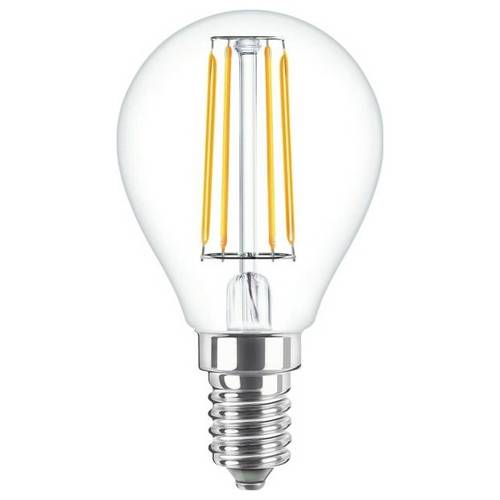 Signify 34730400 Glühlampe EEK F (A - G) E14 Glühlampenform 4.3 W Warmweiß (Ø x L) 45 mm x 82 mm 1 St.