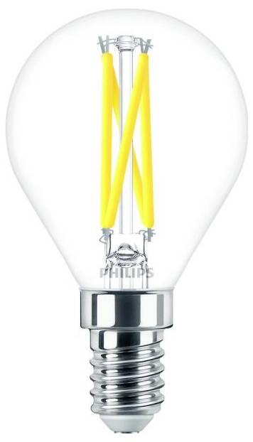 Signify 44937400 Glühlampe EEK D (A - G) E14 Glühlampenform 2.5 W Warmweiß (Ø x L) 45 mm x 80 mm 1 St.