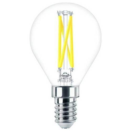 Signify 44937400 Glühlampe EEK D (A - G) E14 Glühlampenform 2.5 W Warmweiß (Ø x L) 45 mm x 80 mm 1 St.