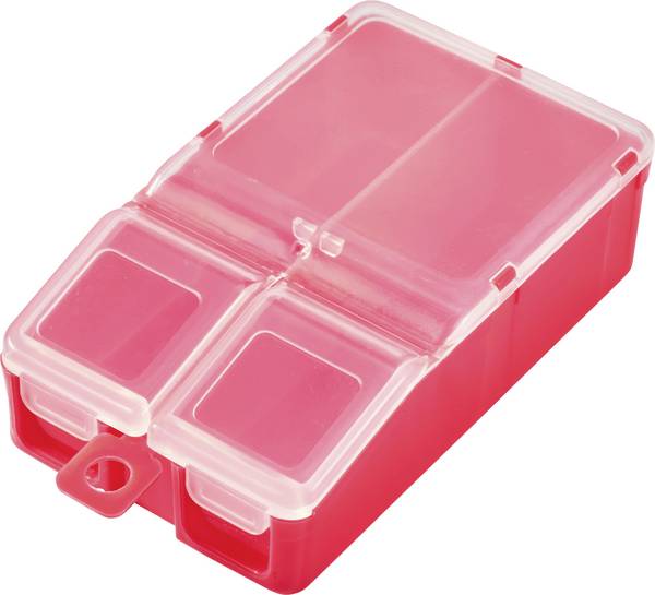 TRU COMPONENTS TC-ERB-9056 Sortimentskasten (L x B x H) 113 x 60 x 30 mm Anzahl Fächer: 2 variable Unterteilung Inhalt 1 St.