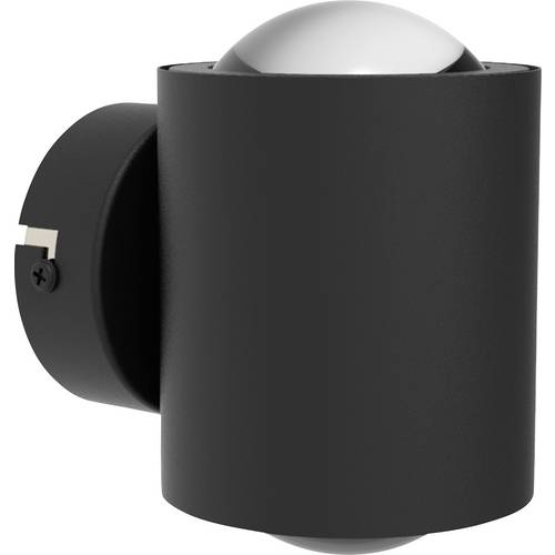 LightMe LM85813 LM85813 LED-Wandleuchte GX53 10 W LED Schwarz