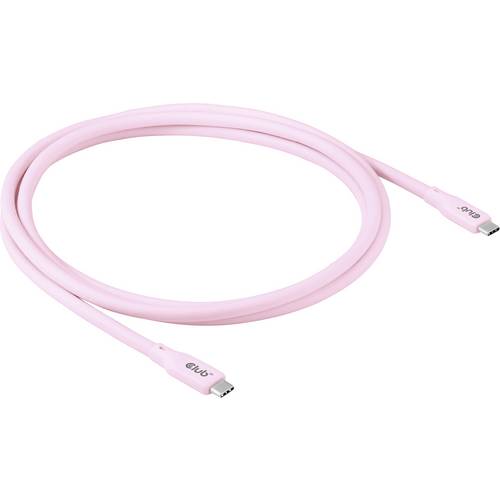 club3D USB-C® Kabel USB-C® Stecker 2.00 m Pink CAC-3002