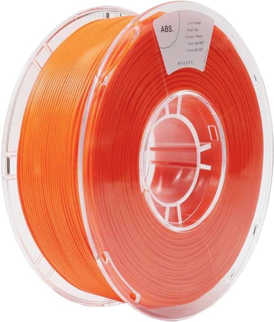 Maertz PMMA-1010-011 PMMA-1010-011 Filament ABS kunststof Chemisch bestendig 1.75 mm 1000 g Oranje 1 stuk(s)