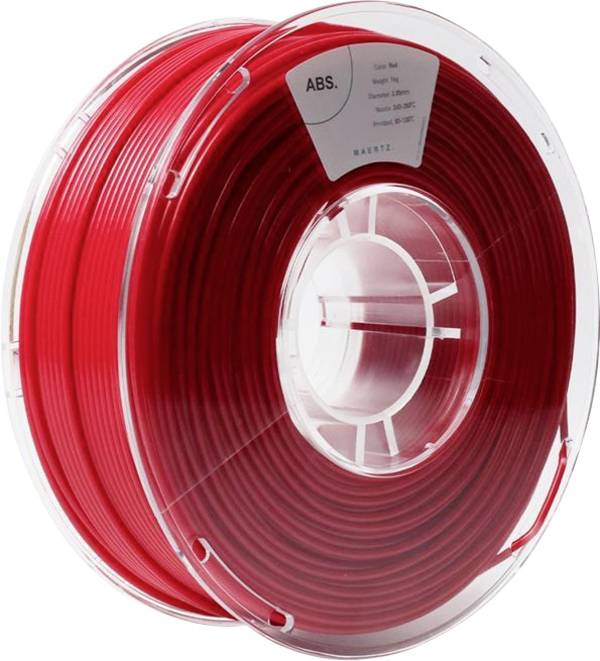 Maertz PMMA-1010-014 PMMA-1010-014 Filament ABS chemisch beständig 2.85 mm 1000 g Rot  1 St.