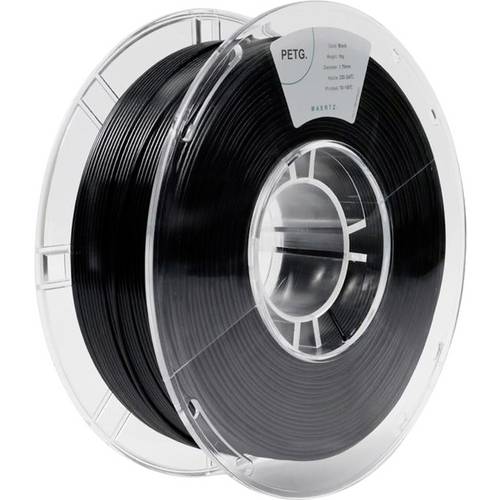 Maertz PMMA-1011-001 PMMA-1011-001 Filament PETG chemisch beständig 1.75 mm 1000 g Schwarz 1 St.