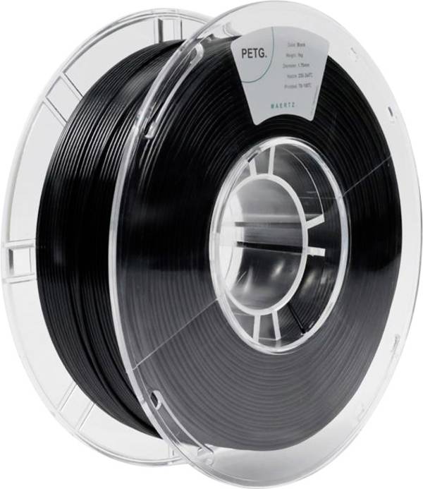 Maertz PMMA-1011-001 PMMA-1011-001 Filament PETG chemisch beständig 1.75 mm 1000 g Schwarz 1 St.