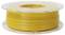 Spule mit gelbem 3D-Drucker-Filament, geordnet auf durchsichtigem Kunststoffspulenkern.