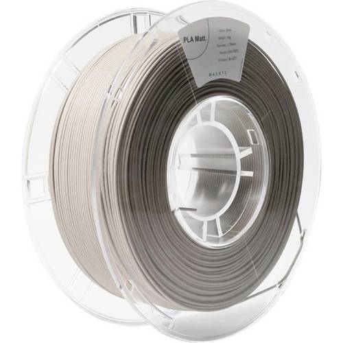 Maertz PMMA-1012-001 PMMA-1012-001 Filament PLA Matt Matt 1.75 mm 1000 g Grau 1 St.