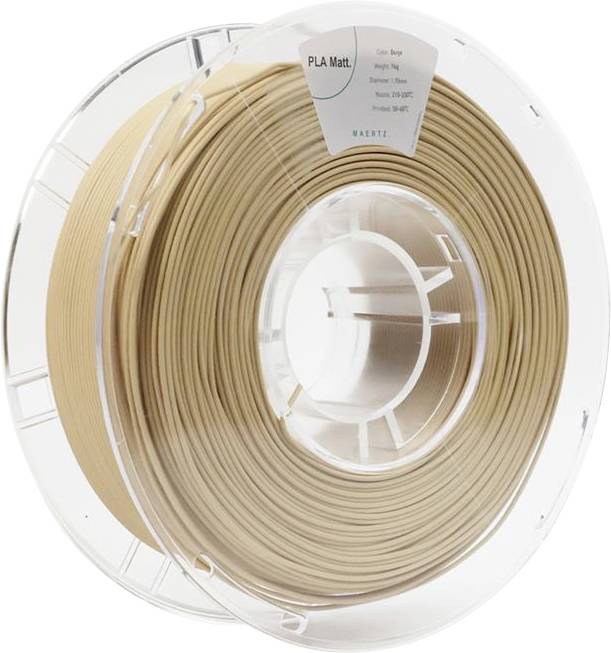 Maertz PMMA-1012-003 PMMA-1012-003 Filament PLA mat Mat 1.75 mm 1000 g Beige 1 stuk(s)
