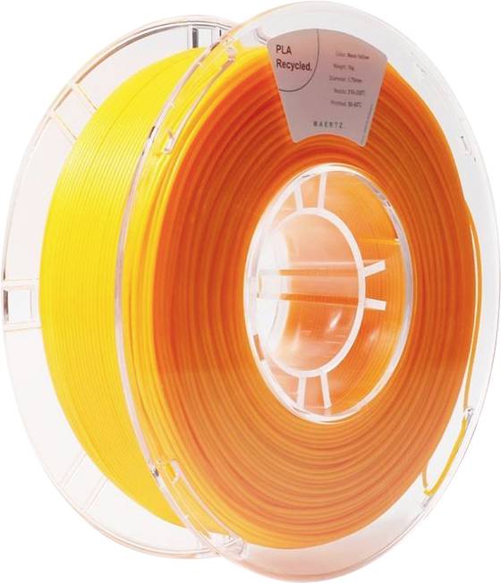 Maertz PMMA-1013-008 PMMA-1013-008 Filament PLA kunststof Gerecycled PLA 1.75 mm 1000 g Neon-geel 1 stuk(s)