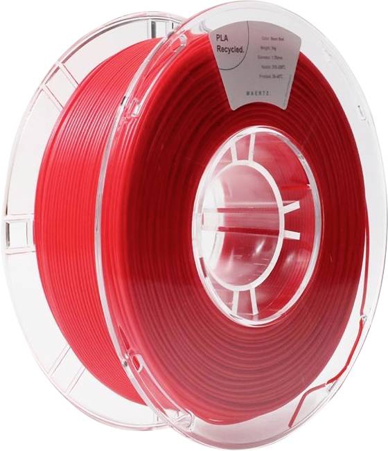 Maertz PMMA-1013-009 PMMA-1013-009 Filament PLA kunststof Gerecycled PLA 1.75 mm 1000 g Neonrood 1 stuk(s)