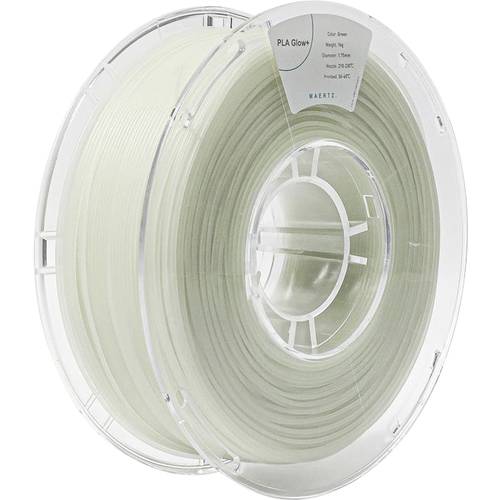 Maertz PMMA-1016-001 PMMA-1016-001 Filament PLA Glow+ 1.75 mm 1000 g Grün 1 St.