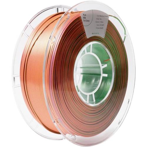 Maertz PMMA-1022-002 PMMA-1022-002 Filament PLA-Seide Seidig glänzend 1.75 mm 1000 g Blau, Grün, Orange 1 St.