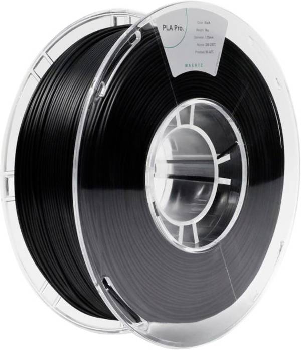 Maertz PMMA-1009-001 PMMA-1009-001 Filament PLA Pro  1.75 mm 1000 g Schwarz  1 St.
