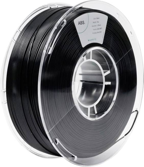 Maertz PMMA-1010-001 PMMA-1010-001 Filament ABS chemisch beständig 1.75 mm 1000 g Schwarz 1 St.