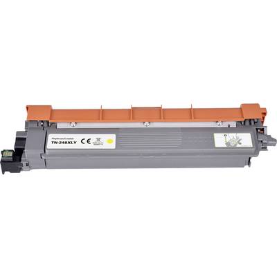 Grauer Tonerbehälter mit orangefarbenem Griff und Typenbezeichnung 'TN-2420XLY', kompatibel mit bestimmten Druckermodellen.