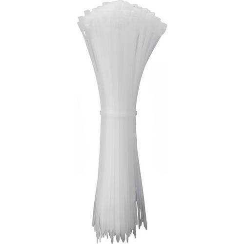 Quadrios 24CA346 24CA346 Kabelbinder 250 mm 7.6 mm Weiß UV-stabilisiert 100 St.