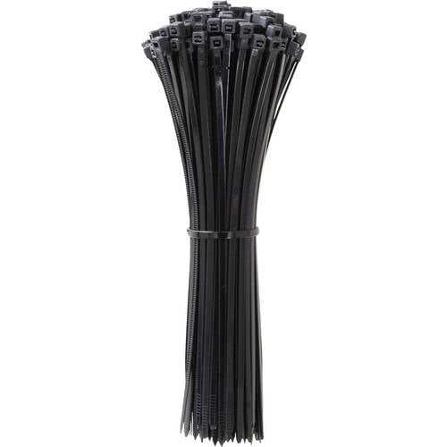 Quadrios 24CA373 24CA373 Kabelbinder 300 mm 7.6 mm Schwarz UV-stabilisiert 100 St.