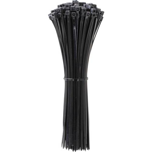 Quadrios 24CA374 24CA374 Kabelbinder 350 mm 7.6 mm Schwarz UV-stabilisiert 100 St.