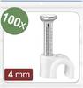 Quadrios 24CA417 Nagelschellen 24CA417 Bündel-Ø-Bereich 2 bis 4 mm Weiß 100 St.