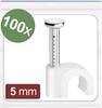 Quadrios 24CA418 Nagelschellen 24CA418 Bündel-Ø-Bereich 3 bis 5 mm Weiß 100 St.